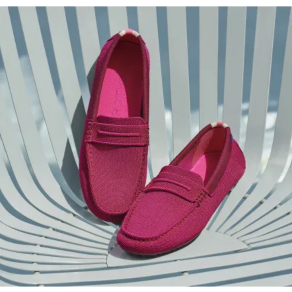 Rothy's The Daily Driver Raspberry Loafers